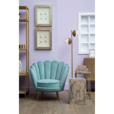 Rosado Marble Side Table & Stool
