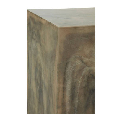 Rosado Marble Side Table & Stool