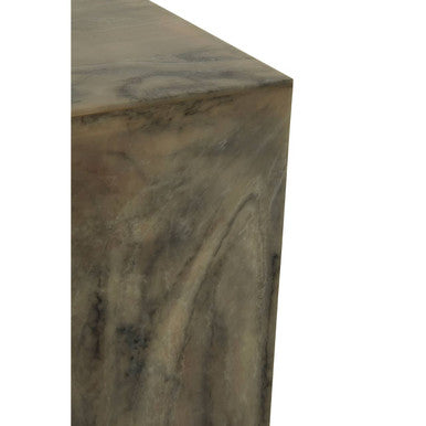 Rosado Marble Side Table & Stool