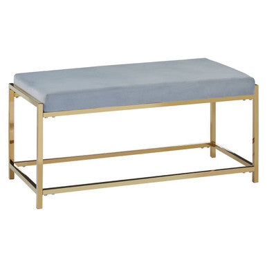 Allure Gold & Powder Blue Bench