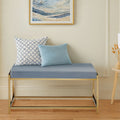 Allure Gold & Powder Blue Bench