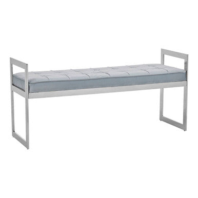 Allure Powder Blue & Silver Bench