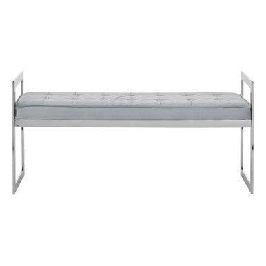 Allure Powder Blue & Silver Bench