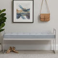 Allure Powder Blue & Silver Bench