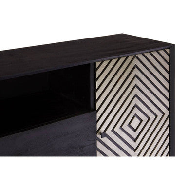 Boho Patterned 2 Door Sideboard With Drawers