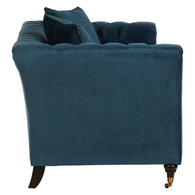2 Seat Midnight Velvet Sofa, Sabrina