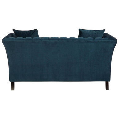 2 Seat Midnight Velvet Sofa, Sabrina