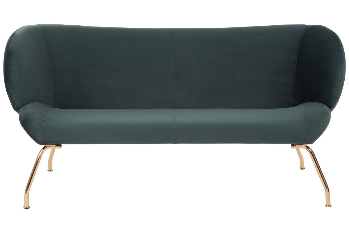 2 Seat Green Sofa, Kolding