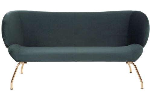 2 Seat Green Sofa, Kolding
