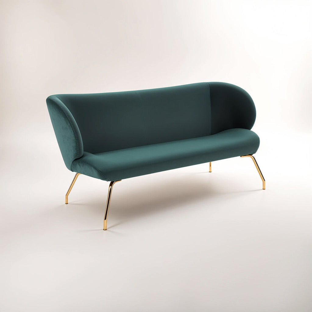 2 Seat Green Sofa, Kolding