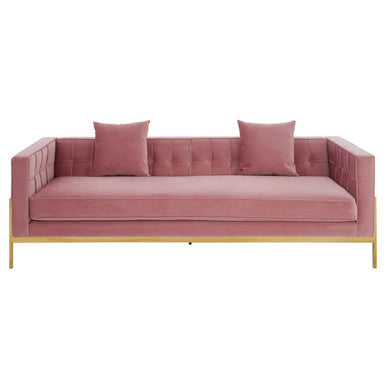 3 Seat Pink Sofa, Rena