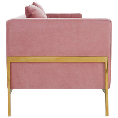 3 Seat Pink Sofa, Rena