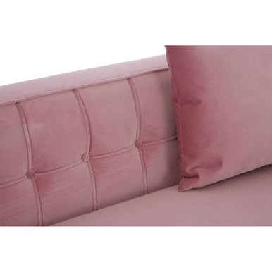 3 Seat Pink Sofa, Rena