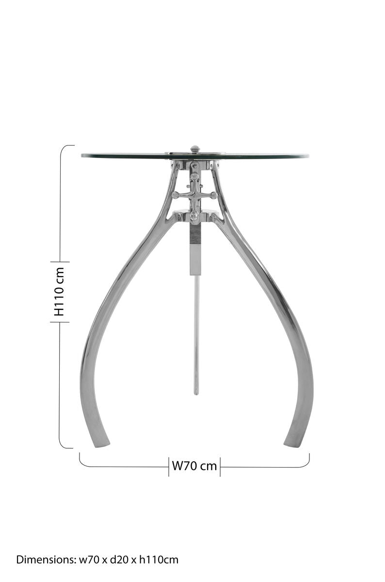 Glass Side Table