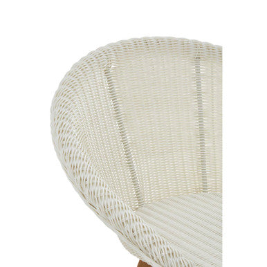 Lovina White Rattan Dining Chair