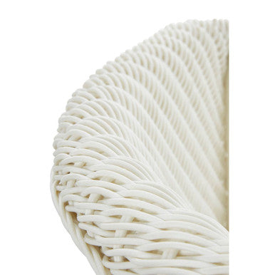 Lovina White Rattan Dining Chair