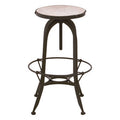 Vasco Black & White Bar Stool