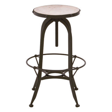 Vasco Black & White Bar Stool