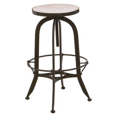 Vasco Black & White Bar Stool