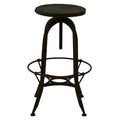 Vasco Black & Green Bar Stool