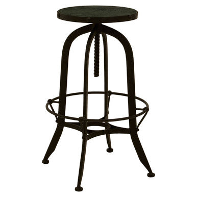Vasco Black & Green Bar Stool