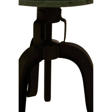 Vasco 3 Leg Bar Stool With Green Marble Top