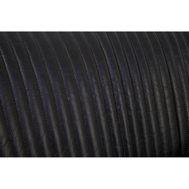 2 Seat Black Leather Sofa, Victor
