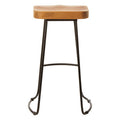 Lyon Oak Wood Bar Stool