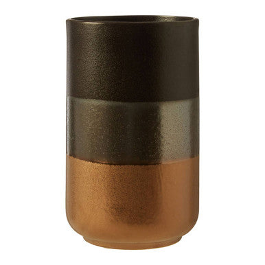 Nixon Stoneware Ceramic Matte Black Contemporary Vase