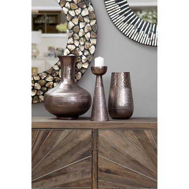 Solis Bottle Rattan Bohemian Vase