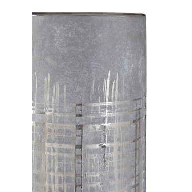 Embra Large Flower Ceramic Grey Contemporary Vase