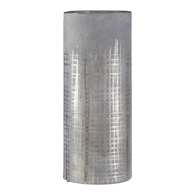 Embra Small Flower Ceramic Grey Contemporary Vase