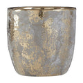 Orvena Large Grey & Gold Ceramic Planter