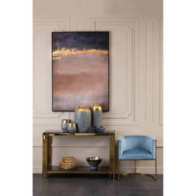 Cyrus Grey & Gold Large Vase