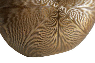 Estrella Small Gold Round Vase