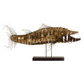 Zania Barracuda Steel Black Sculpture