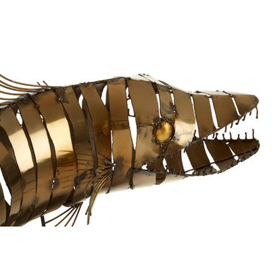 Zania Barracuda Steel Black Sculpture