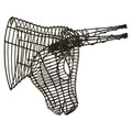 Zania Black Buffalo Head Sculpture