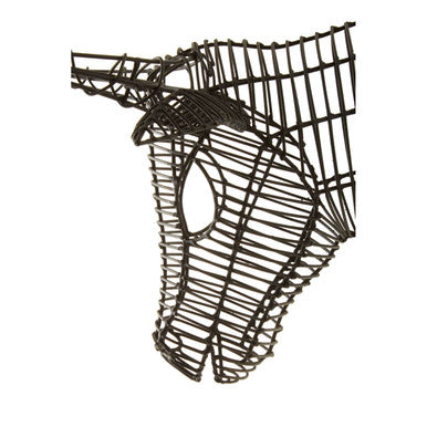 Zania Black Buffalo Head Sculpture