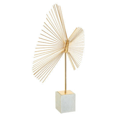 Mirano Gold Spiral Sculpture