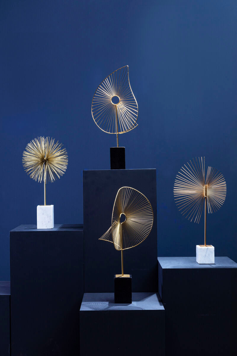 Mirano Gold Spiral Sculpture