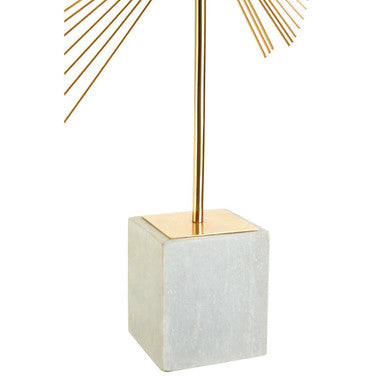 Mirano Gold Spiral Sculpture