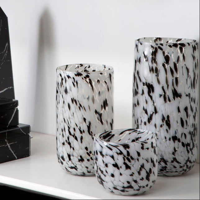 Carra Speckled Grey Large Vase
