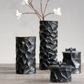 Akola Black & Gold Large Vase