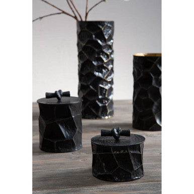 Akola Black & Gold Large Vase