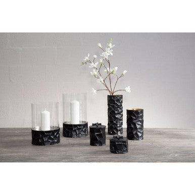 Akola Black & Gold Small Vase