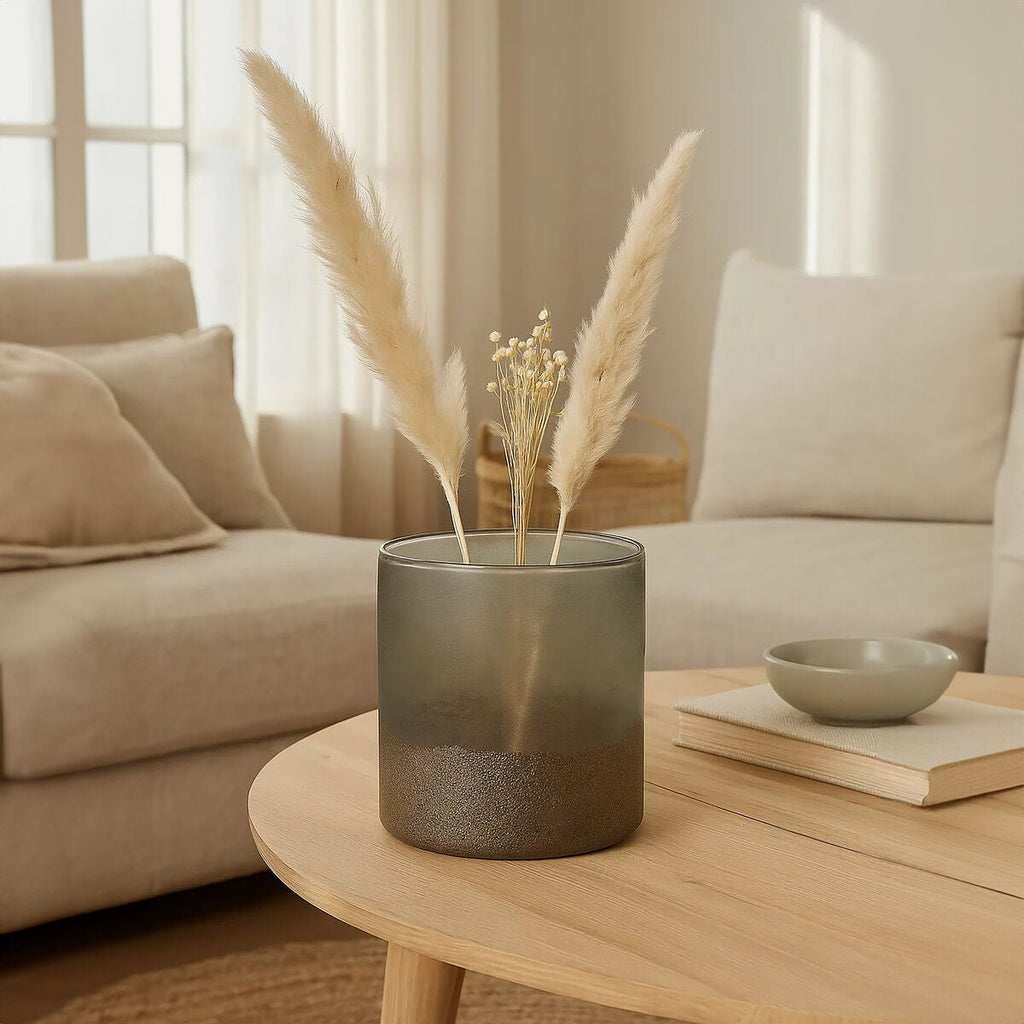 Chiara Small Grey Sand Vase