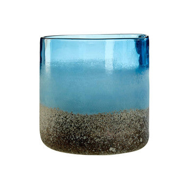 Chiara Small Blue Sand Vase