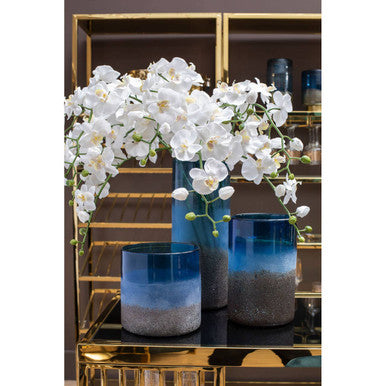 Chiara Small Blue Sand Vase