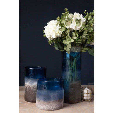 Chiara Small Blue Sand Vase